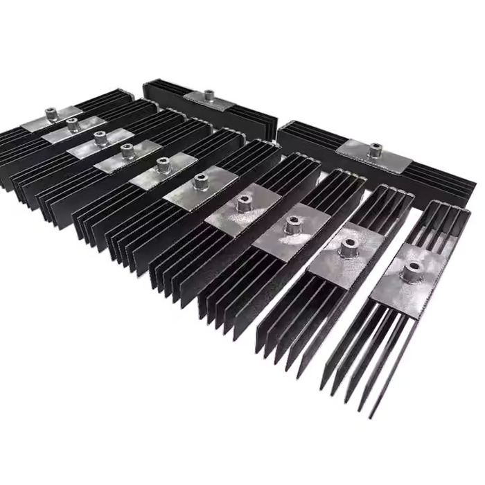Titanium anode for treating papermaking black liquor